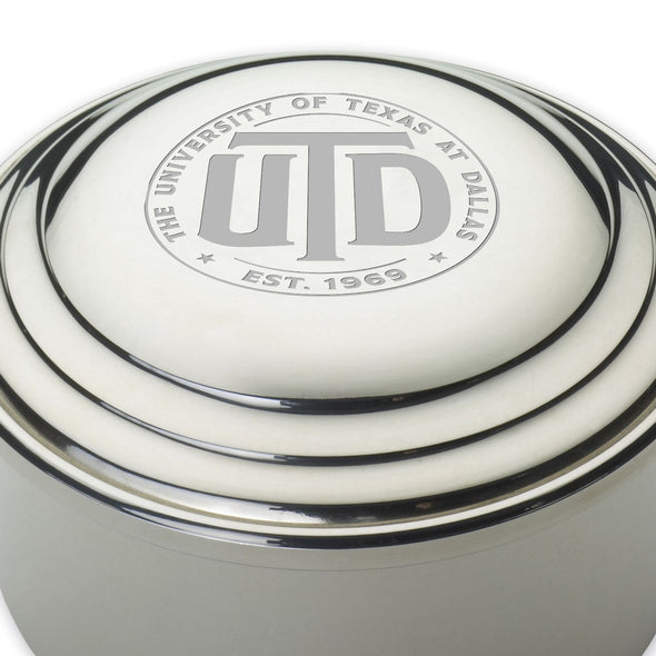UT Dallas Pewter Keepsake Box Shot #2