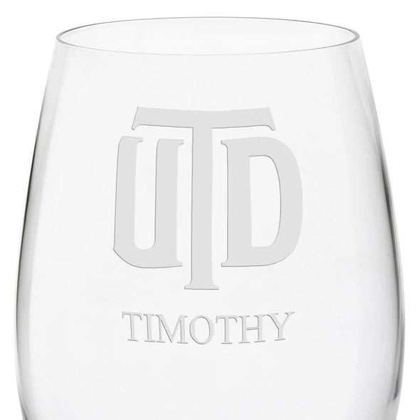 UT Dallas Red Wine Glasses - Set of 2 Shot #3