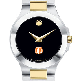 UT Dallas Women&#39;s Movado Collection Two-Tone Watch with Black Dial Shot #1