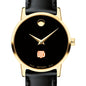 UT Dallas Women's Movado Gold Museum Classic Leather Shot #1
