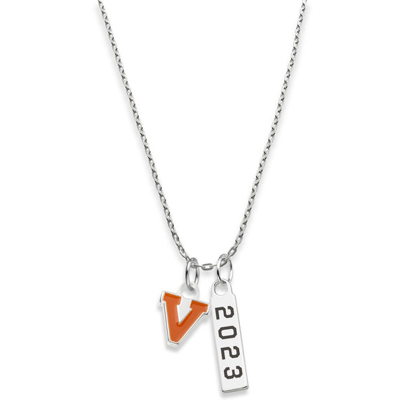 UVA Class Year Sterling Silver Necklace Shot #3