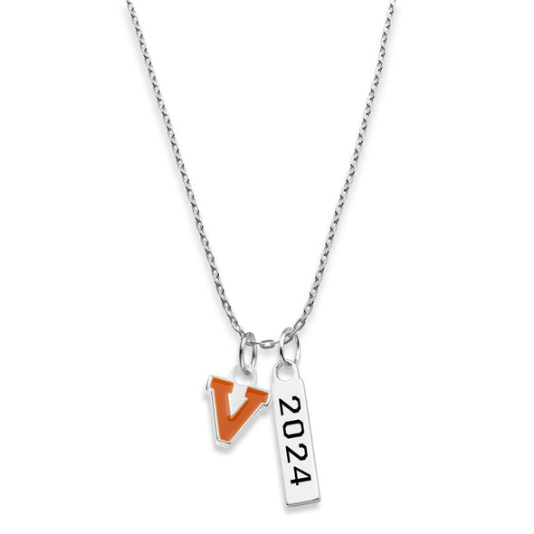 UVA Class Year Sterling Silver Necklace Shot #3