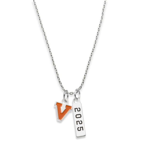 UVA Class Year Sterling Silver Necklace Shot #2