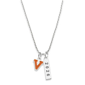 UVA Class Year Sterling Silver Necklace Shot #1