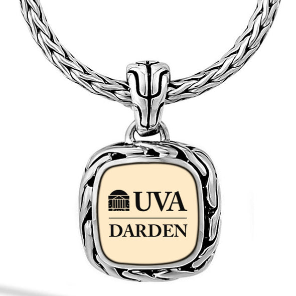 UVA Darden Classic Chain Necklace by John Hardy with 18K Gold Shot #3