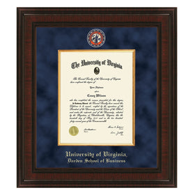 UVA Darden Diploma Frame - Excelsior Shot #1