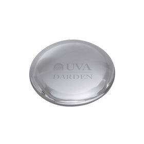 UVA Darden Glass Dome Paperweight by Simon Pearce Shot #1