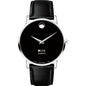UVA Darden Men's Movado Museum with Leather Strap Shot #2