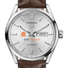 UVA Darden Men&#39;s TAG Heuer Automatic Day/Date Carrera with Silver Dial Shot #1