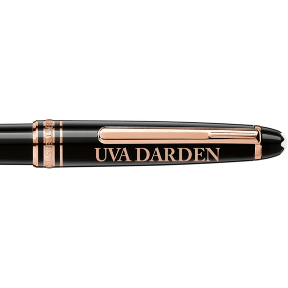 UVA Darden Montblanc Meisterstück Classique Ballpoint Pen in Red Gold Shot #2