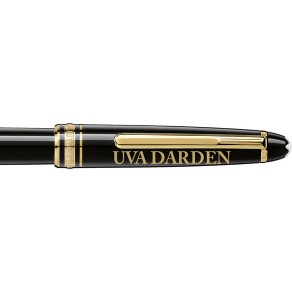 UVA Darden Montblanc Meisterstück Classique Rollerball Pen in Gold Shot #2