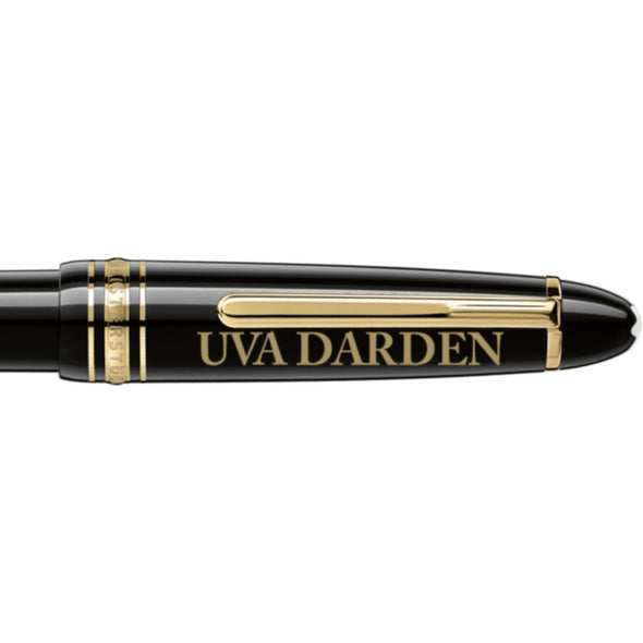 UVA Darden Montblanc Meisterstück Midsize Ballpoint Pen in Gold Shot #2