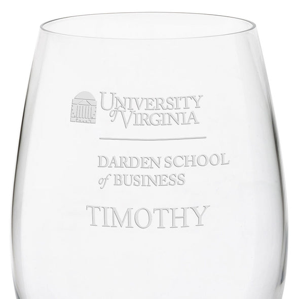 UVA Darden Red Wine Glasses - Set of 2 Shot #3