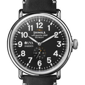 UVA Darden Shinola Watch, The Runwell 47mm Black Dial Shot #1