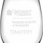 UVA Darden Stemless Wine Glasses Made in the USA - Set of 2 Shot #3