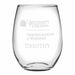 UVA Darden Stemless Wine Glasses Made in the USA - Set of 4