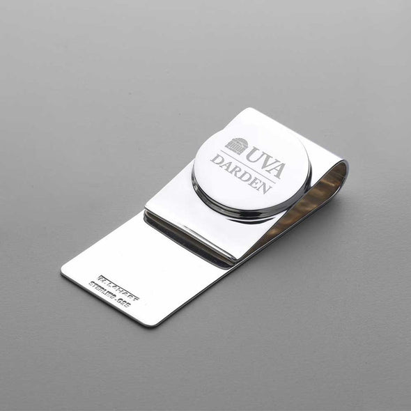 UVA Darden Sterling Silver Money Clip Shot #1