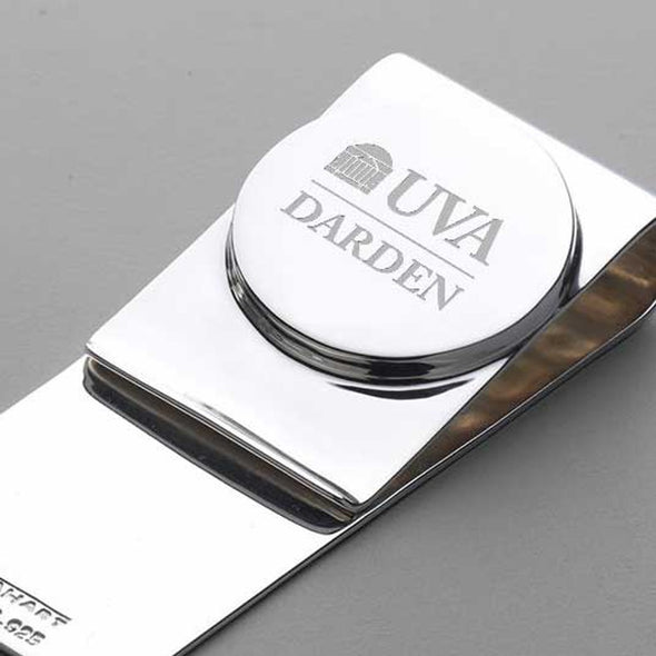 UVA Darden Sterling Silver Money Clip Shot #2