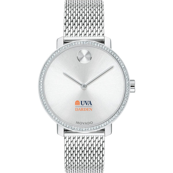 UVA Darden Women's Movado Bold with Crystal Bezel & Mesh Bracelet Shot #2