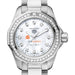 UVA Darden Women's TAG Heuer Steel Aquaracer with Diamond Dial & Bezel