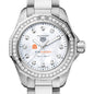 UVA Darden Women's TAG Heuer Steel Aquaracer with Diamond Dial & Bezel Shot #1