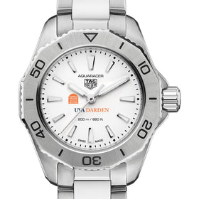 UVA Darden Women&#39;s TAG Heuer Steel Aquaracer with Silver Dial Shot #1