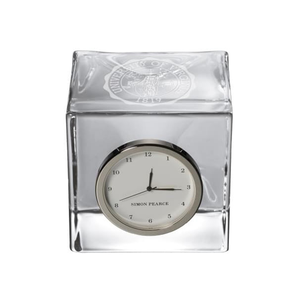 UVA Glass Desk Clock by Simon Pearce Shot #1