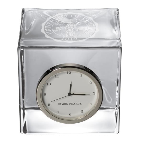 UVA Glass Desk Clock by Simon Pearce Shot #2