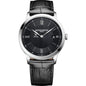 UVA Men's Baume et Mercier 40mm Classima Quartz Watch with Black Dial & Black Leather Strap Shot #2