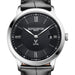 UVA Men's Baume et Mercier 40mm Classima Quartz Watch with Black Dial & Black Leather Strap