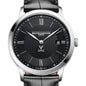 UVA Men's Baume et Mercier 40mm Classima Quartz Watch with Black Dial & Black Leather Strap Shot #1
