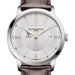 UVA Men's Baume et Mercier 40mm Classima Quartz Watch with Silver Dial & Dark Brown Leather Strap