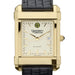 UVA Men's Gold Quad with Leather Strap