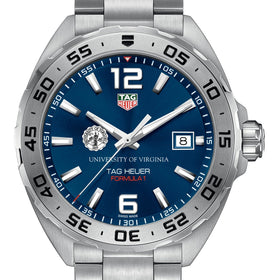 UVA Men&#39;s TAG Heuer Formula 1 with Blue Dial Shot #1
