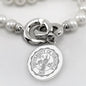 UVA Pearl Necklace with Sterling Silver Charm Shot #2