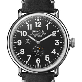 UVA Shinola Watch, The Runwell 47mm Black Dial Shot #1
