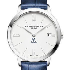 UVA Women's Baume et Mercier 36.5mm Classima Watch with White Dial & Blue Leather Strap Shot #1