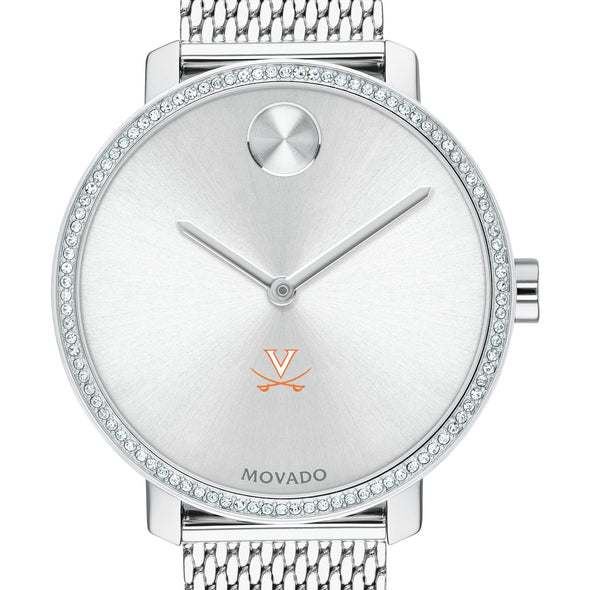 UVA Women's Movado Bold with Crystal Bezel & Mesh Bracelet Shot #1