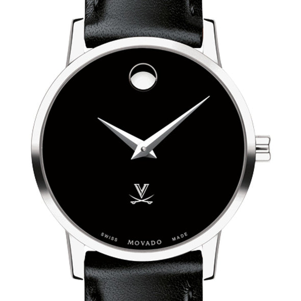 UVA Women&#39;s Movado Museum with Leather Strap Shot #1