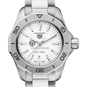 UVA Women&#39;s TAG Heuer Steel Aquaracer with Silver Dial Shot #1