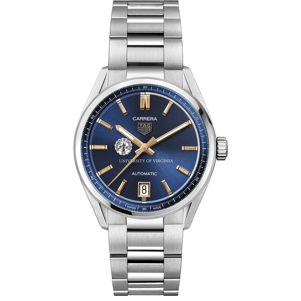 UVA Women's TAG Heuer Steel Carrera Automatic with Blue Dial Shot #2