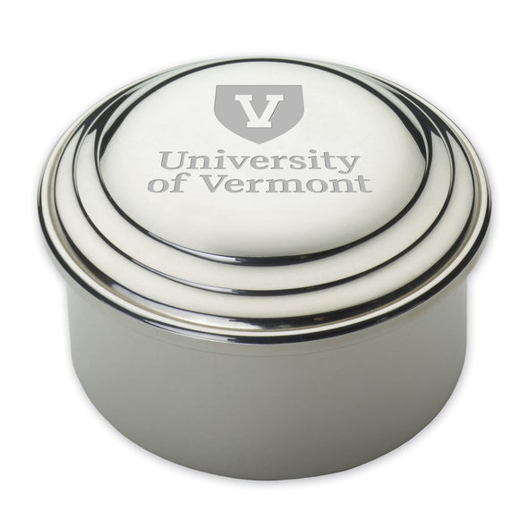 UVM Pewter Keepsake Box Shot #1