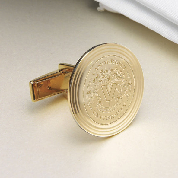Vanderbilt 14K Gold Cufflinks Shot #2