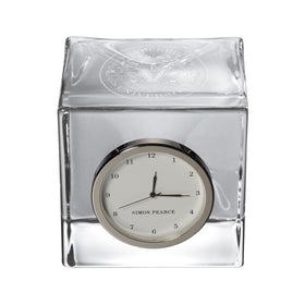 Vanderbilt Glass Desk Clock by Simon Pearce Shot #1