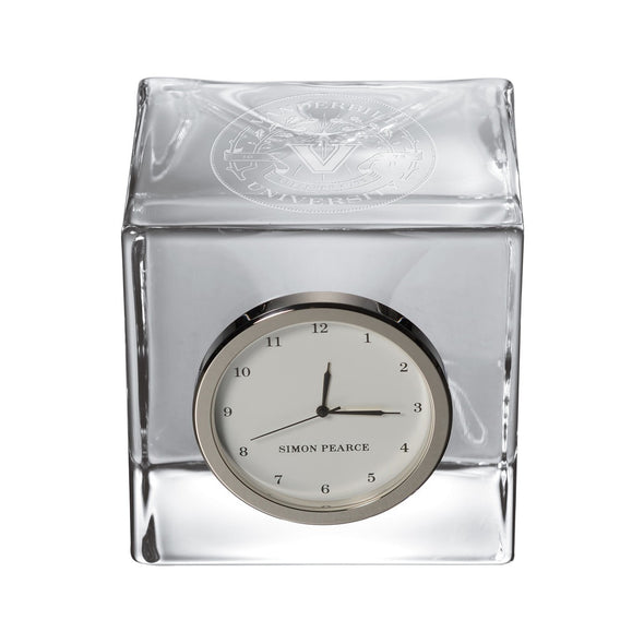 Vanderbilt Glass Desk Clock by Simon Pearce Shot #1