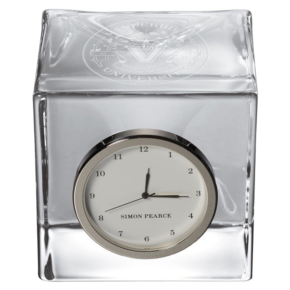 Vanderbilt Glass Desk Clock by Simon Pearce Shot #2