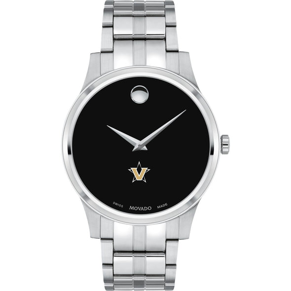 Vanderbilt Men's Movado Collection Stainless Steel Watch with Black Dial Shot #2