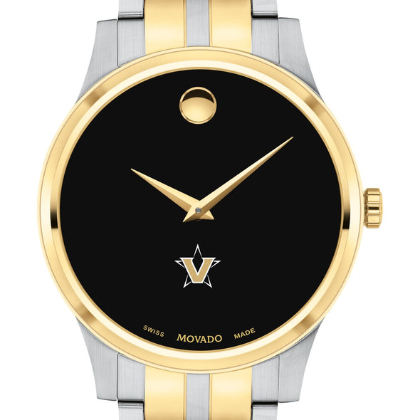Vanderbilt Men's Movado Collection Two-Tone Watch with Black Dial Shot #1