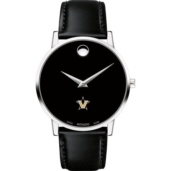 Vanderbilt Men's Movado Museum with Leather Strap Shot #2