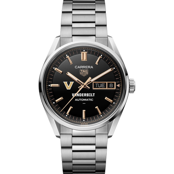 Vanderbilt Men's TAG Heuer Carrera Day-Date with Black Dial Shot #2